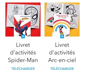 Livrets d'activités manuelles Disney Shop 